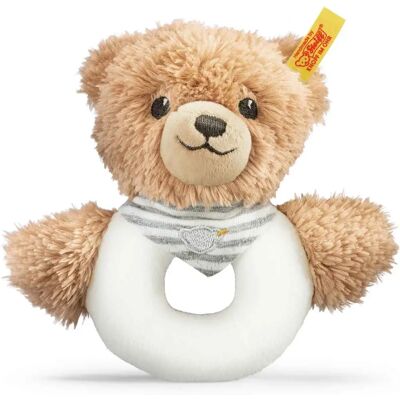 Steiff 239939 Grey Bear Rattle - Teddy Toy for Babies Steiff 239939 Grey Bear Rattle - Teddy Toy for Babies