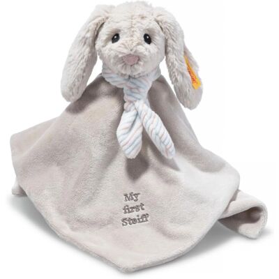 Steiff Hoppie Grauer Hase Schnuffeltuch - 26 cm Steiff Hoppie Grauer Hase Schnuffeltuch - 26 cm
