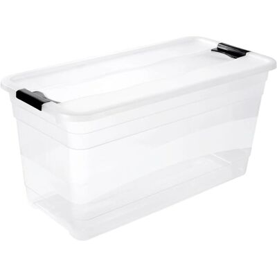 Keeeper Cornelia Aufbewahrungsboxen - 83L, Transparent, Stapelbar Keeeper Cornelia Aufbewahrungsboxen - 83L, Transparent, Stapelbar
