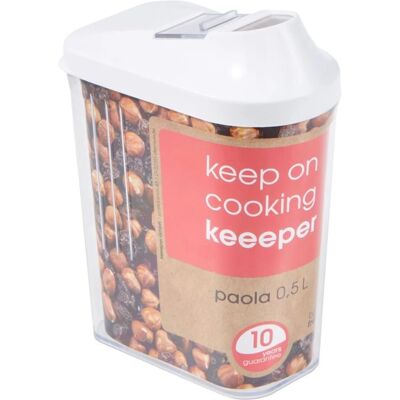Keeeper Paola Conteneur Alimentaire 500ml - Plastique sans BPA réglable Keeeper Paola Conteneur Alimentaire 500ml - Plastique sans BPA réglable