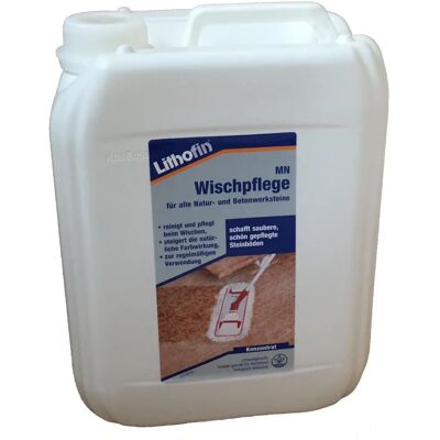 Lithofin - MN Wash & Clean - Bas de alcalinité - 5 L - Cleaner - Publicité Lithofin - MN Wash & Clean - Bas de alcalinité - 5 L - Cleaner - Publicité