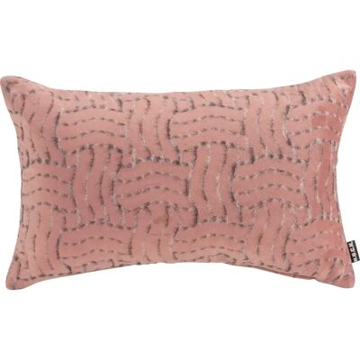 H.O.C.K. Fugato Dekokissen - 50x30 cm, Wolle, Rosa Muster H.O.C.K. Fugato Dekokissen - 50x30 cm, Wolle, Rosa Muster