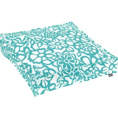 H.O.C.K. - Paloma - blue turquoise floral - Dekokissen H.O.C.K. - Paloma - blue turquoise floral - Dekokissen