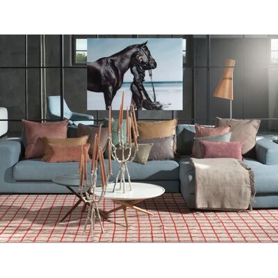 H.O.C.K. Vandel Kissen - Weiches Samt, Waschbar, 60x40cm - Kissen H.O.C.K. Vandel Kissen - Weiches Samt, Waschbar, 60x40cm - Kissen