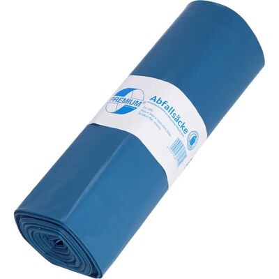 DEISS PREMIUM 10023 Bolsas de basura - 900mm x 1100mm - Azul DEISS PREMIUM 10023 Bolsas de basura - 900mm x 1100mm - Azul