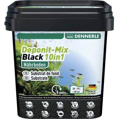 Dennerle Deponit-Mix Black 10in1 - Substrat pour aquarium - Publicité Dennerle Deponit-Mix Black 10in1 - Substrat pour aquarium - Publicité