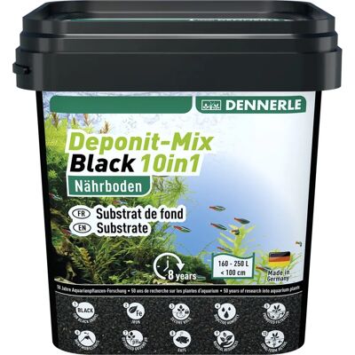 Dennerle Deponit-Mix Black 10in1 - Substrat pour aquarium - Publicité Dennerle Deponit-Mix Black 10in1 - Substrat pour aquarium - Publicité