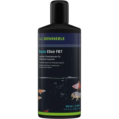 Dennerle Bacto Elixier FB7 - Conditionneur d'eau pour aquarium - Publicité Dennerle Bacto Elixier FB7 - Conditionneur d'eau pour aquarium - Publicité