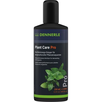 Dennerle Plant Care Pro - Wysokiej jakości nawóz do wymagających roślin akwariowych - 250 ml Dennerle Plant Care Pro - Wysokiej jakości nawóz do wymagających roślin akwariowych - 250 ml