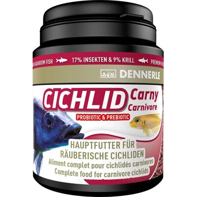 Nourriture complète pour cichlidés carnivores - Cichlid Carny - Publicité Nourriture complète pour cichlidés carnivores - Cichlid Carny - Publicité