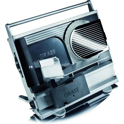 Rebanadora eléctrica plegable Graef UNA 91 - 170W, Negro, Plata Rebanadora eléctrica plegable Graef UNA 91 - 170W, Negro, Plata