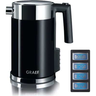 Graef WK702 Perfect Temperature Kedel - SORT Graef WK702 Perfect Temperature Kedel - SORT