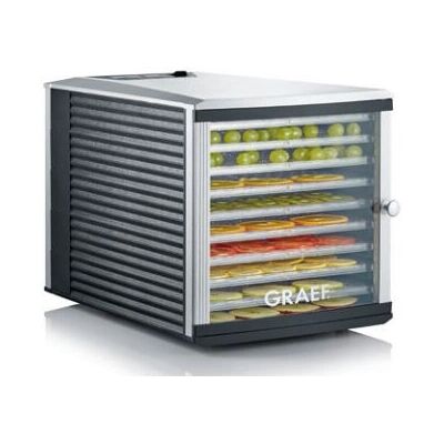 Voedsel Dehydrator Graef DA 510 - instelbare temperatuur, 40u timer, 10 platen Voedsel Dehydrator Graef DA 510 - instelbare temperatuur, 40u timer, 10 platen