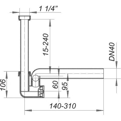 DALLMER Sifone di condensa 136.3 - Sifone di condensa DALLMER Sifone di condensa 136.3 - Sifone di condensa