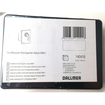 Dallmer Model 140418 - Aansluiting set voor wasmachine sifon Dallmer Model 140418 - Aansluiting set voor wasmachine sifon