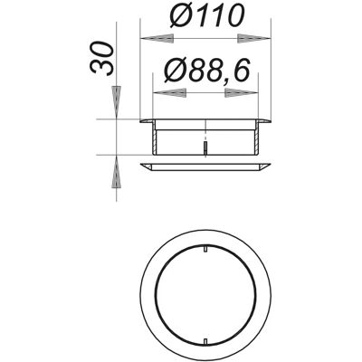 Dallmer ORIO II Schraubventil - 3 cm Dallmer ORIO II Schraubventil - 3 cm