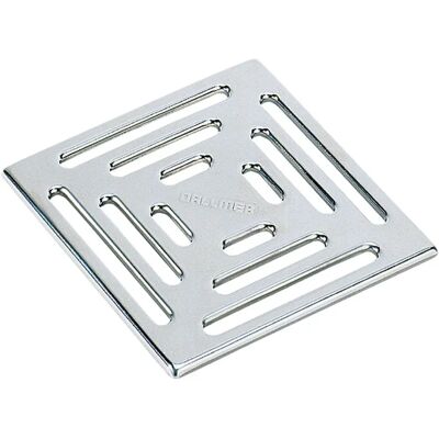 Grille de drainage en acier inoxydable Dallmer 140x140 mm - Publicité Grille de drainage en acier inoxydable Dallmer 140x140 mm - Publicité