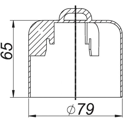 Dallmer Modello 40 590275 - Trappola per odori per unità di uscita Dallmer Modello 40 590275 - Trappola per odori per unità di uscita