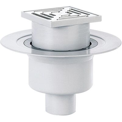 DALLMER Bodenablauf 61 HT/KE - 150x150 mm, DN 100 DALLMER Bodenablauf 61 HT/KE - 150x150 mm, DN 100