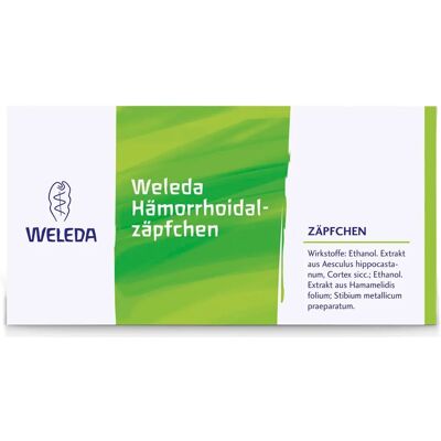 Weleda Hämorrhoidal Zäpfchen - Linderung bei Hämorrhoiden Weleda Hämorrhoidal Zäpfchen - Linderung bei Hämorrhoiden