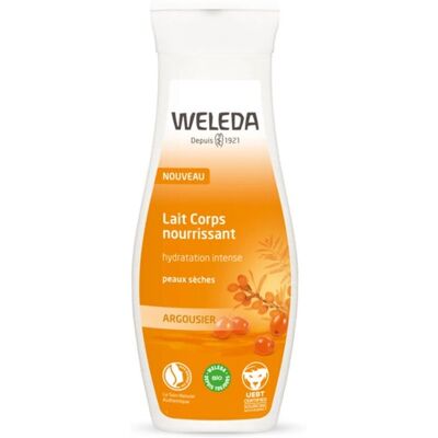Leche Corporal Weleda con Espino Amarillo - Nutritiva, 200ml Leche Corporal Weleda con Espino Amarillo - Nutritiva, 200ml