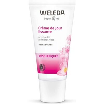 Crème de Jour Lissante à la Rose Sauvage Weleda - Hydratant visage pour peau sèche Crème de Jour Lissante à la Rose Sauvage Weleda - Hydratant visage pour peau sèche
