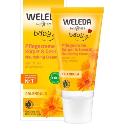 Weleda Baby Pflegecreme Calendula Körper & Gesicht - Sensitive & Nährend Weleda Baby Pflegecreme Calendula Körper & Gesicht - Sensitive & Nährend
