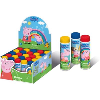 Set di bolle Peppa Pig - 25 barattoli - Bolle di sapone Set di bolle Peppa Pig - 25 barattoli - Bolle di sapone