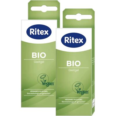Ritex - BIO - 2x50 ml - wegan - Żel lubrykantowy Ritex - BIO - 2x50 ml - wegan - Żel lubrykantowy