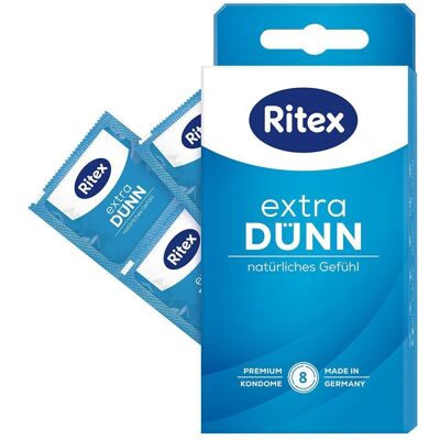 Ritex Extra Dünne Kondome - Natürliches Gefühl - 8 Stück Ritex Extra Dünne Kondome - Natürliches Gefühl - 8 Stück