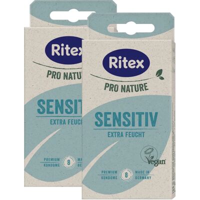 Ritex Marka Pro Nature Sensitiv - Prezerwatywy Extra Wilgotne Ritex Marka Pro Nature Sensitiv - Prezerwatywy Extra Wilgotne