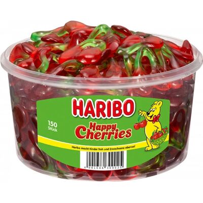 Haribo Cerises Heureuses (1200 g) - Publicité Haribo Cerises Heureuses (1200 g) - Publicité