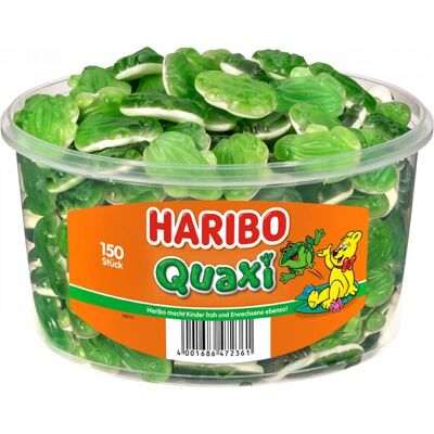 Haribo Quaxi - Gommes aux fruits 150 pcs - Confiserie - Publicité Haribo Quaxi - Gommes aux fruits 150 pcs - Confiserie - Publicité