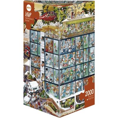 Heye Puzzle 25784 - Salle d'Urgence Triangulaire - Puzzle Heye Puzzle 25784 - Salle d'Urgence Triangulaire - Puzzle