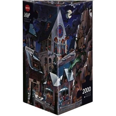 Puzzle Castello dell'Orrore Triangolare - 2000 Pezzi Puzzle Castello dell'Orrore Triangolare - 2000 Pezzi