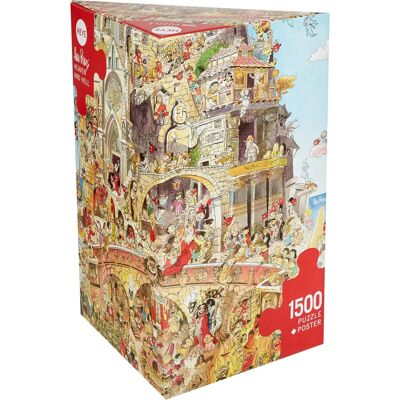 Heye Prades Puzzle Triangolare Paradiso e Inferno - 1500 Pezzi Heye Prades Puzzle Triangolare Paradiso e Inferno - 1500 Pezzi