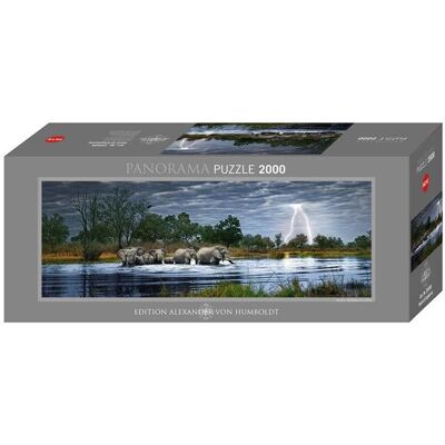Heye Humboldt Herd of Elephants Panorama Puzzle - Puzzle Heye Humboldt Herd of Elephants Panorama Puzzle - Puzzle
