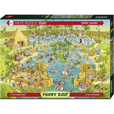 Heye Nile Habitat Puzzle - 1000 Teile Heye Nile Habitat Puzzle - 1000 Teile