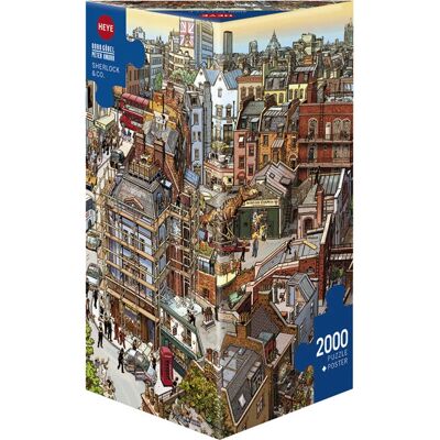 Puzzle Triangolare Sherlock & Co - 2000 Pezzi Puzzle Triangolare Sherlock & Co - 2000 Pezzi