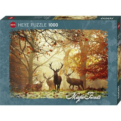 Heye Puzzle Hirsche - Magic Forest Sammlung - 1000 Teile Heye Puzzle Hirsche - Magic Forest Sammlung - 1000 Teile