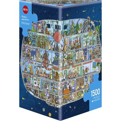 Heye Puzzle Navire Spatial 1500 pièces - Type de Puzzle Heye Puzzle Navire Spatial 1500 pièces - Type de Puzzle
