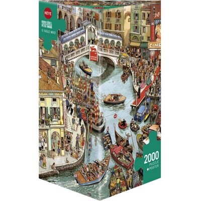 Heye Gobel Puzzle Triangulaire - 2000 Pièces - Puzzle - Publicité Heye Gobel Puzzle Triangulaire - 2000 Pièces - Puzzle - Publicité