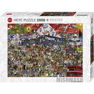 Heye British Music History - 2000 Teile Puzzle Heye British Music History - 2000 Teile Puzzle
