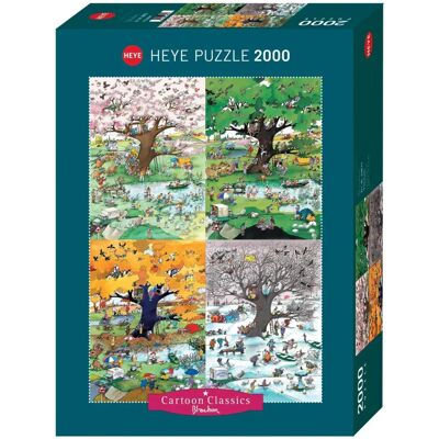 Heye Roger Blachon - Quatre Saisons Puzzle - Puzzle - Publicité Heye Roger Blachon - Quatre Saisons Puzzle - Puzzle - Publicité