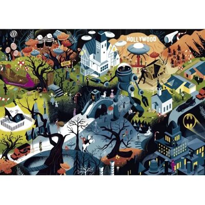 Heye Films de Tim Burton 1000 Pièces Puzzle - Puzzle - Publicité Heye Films de Tim Burton 1000 Pièces Puzzle - Puzzle - Publicité