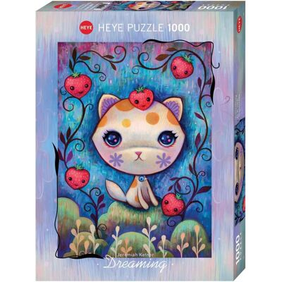 Heye Dreaming Aardbei Kat Puzzel - 1000 Stukken Heye Dreaming Aardbei Kat Puzzel - 1000 Stukken