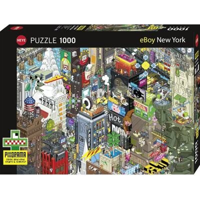 Heye New York Quest eBoy Pixorama Puzzle 1000 Stück Heye New York Quest eBoy Pixorama Puzzle 1000 Stück