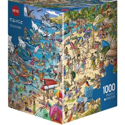 Puzzle Triangulaire de Plage de Heye - 1000 Pièces - Publicité Puzzle Triangulaire de Plage de Heye - 1000 Pièces - Publicité