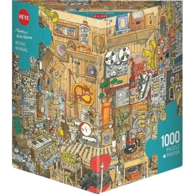 Puzzle Triangolare Music Maniac - 1000 Pezzi Puzzle Triangolare Music Maniac - 1000 Pezzi