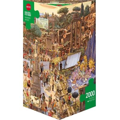 Puzzle de Séance Photo de Mode Triangulaire - 2000 Pièces - Publicité Puzzle de Séance Photo de Mode Triangulaire - 2000 Pièces - Publicité